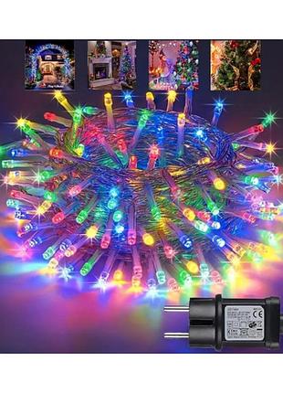 Світлодіодна гірлянда 220 v 400 led різнобарвна. lu991multi
