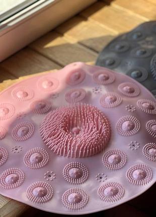 Круглый нескользящий коврик massage foot rad для душа