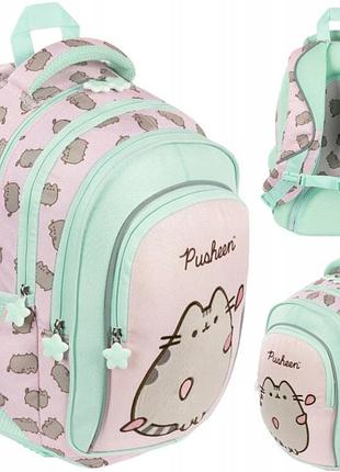 Рюкзак шкільний st.majewski pusheen з котиком для дівчинки