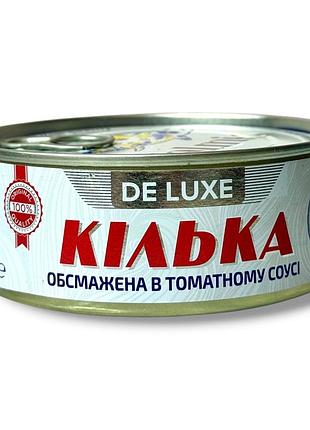 Килька обжаренная в томатном соусе valmis de luxe 240 г