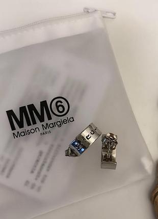Mm6 maison margiela сережки