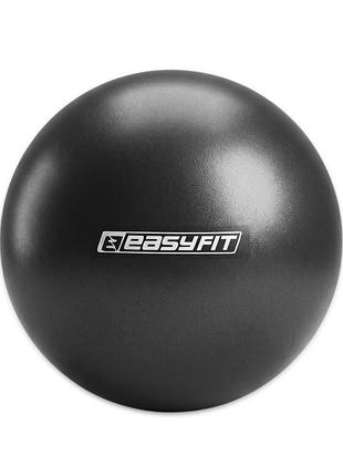 Мяч для пилатеса ef-1220-bk 20 см, черный, до 130 кг