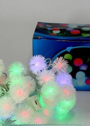 Світлодіодна гірлянда xmas led 40p t1 withe small parts багатобарвна