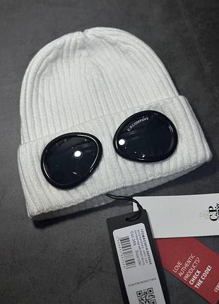 Шапка c.p. compani шапка с.р. compani шапка з лінзами шапка чоловіча біла