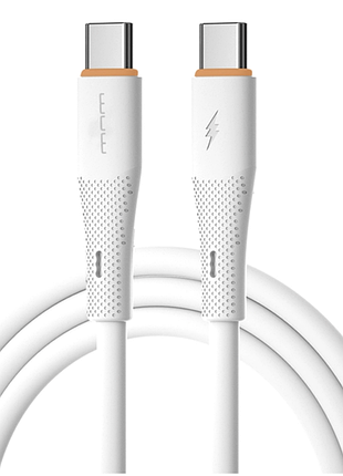 Кабель wuw-x225 type-c to type-c pd 65w white b2b