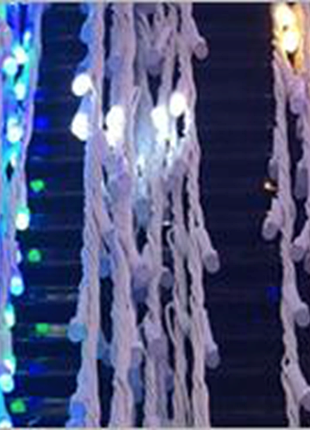 Светодиодная гирлянда водопад xmas led 240-b-2 2х2 м синяя