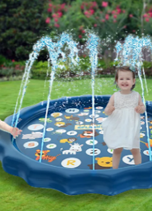 Дитячий мінімін басейн із фонтанчиком swimming ring для дітей
