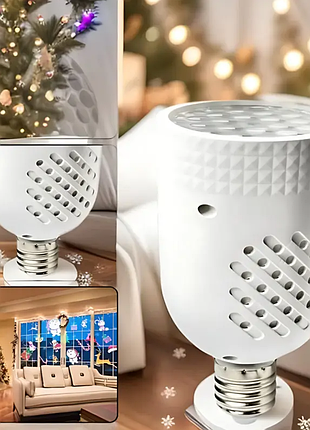 Диско-лампа с узорами at-t10d (e27, led, rgb, 360° вращение)