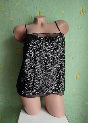Женская красивая майка черного цвета от f&amp;f xl