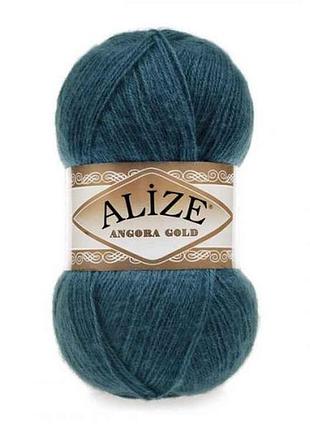 Пряжа angora gold 17 5шт/уп 20% вовна 80% акрил 100г 550м тм alize