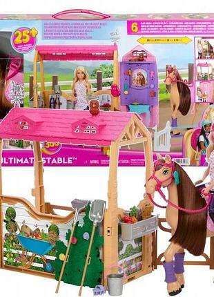 Лялька barbie малібу набір зі стайні з серіалу "загадки barbie: великий погоня"