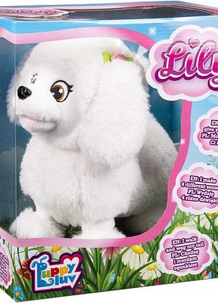 Puppy luv інтерактивний собака пудель лілі цуценя tm toys