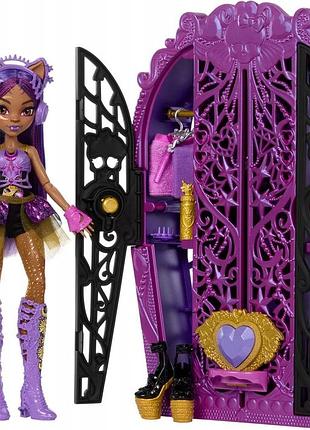 Monster high страшні секрети шафа з додатками лялька клодін вольф hxh85