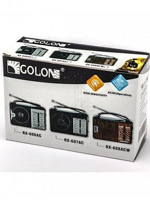 Радиоприемник golon rx-608 3