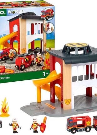 Brio 63383300 пожежна станція безпечна іграшка для дітей від 3 років