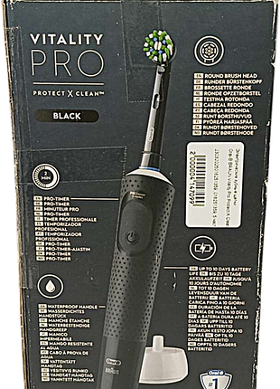 Б/у oral-b braun vitality pro protect x clean d103 black