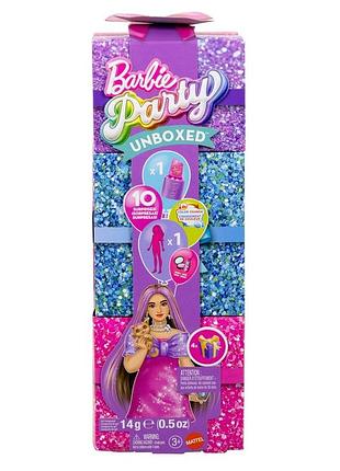 Barbie паті розпаковка шикарної вечірки стильна підготовка ляльки набір рожевий