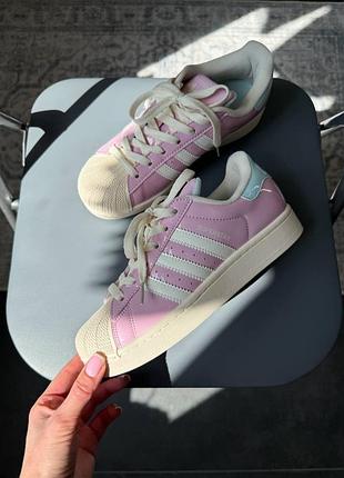 Adidas superstar pink patent 4