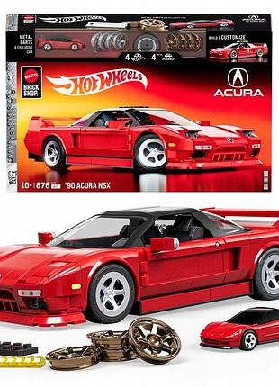 Магазин конструкторів mattel "hot wheels elite series '90 acura nsx" набір jft17