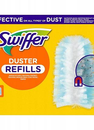 Набір з 2 штук щітки для пилу swiffer duster змінні насадки 18 шт.