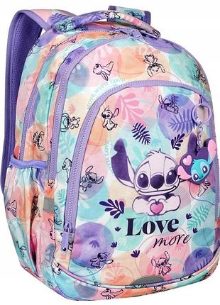 Рюкзак coolpack disney prime шкільний клас 1-3 stitch пастельний f025885