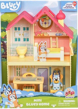 Набір іграшок moose toys bluey mini bluey сімейний будинок