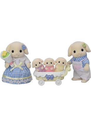 Sylvanian families 5735 сім'я кроликів флора фігурки та аксесуари