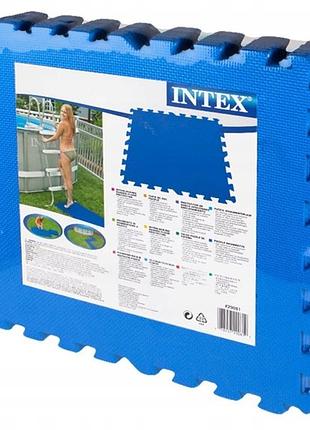 Килимок під басейн intex 29081 піна 50x50 см 8 шт