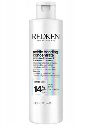 Концентрований засіб redken acidic bonding concentrate інтенсивне лікування пошкодженого волосся 190 мл