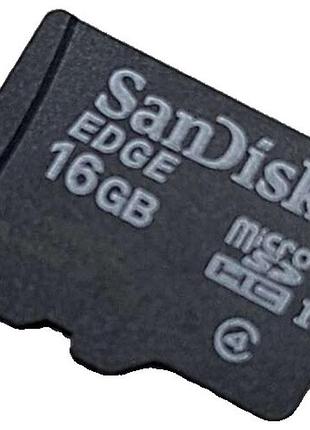 Карта флеш пам'яті б/у sandisk edge 16 gb microsd