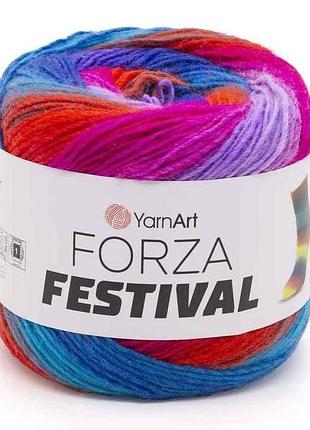 Пряжа forza festival 75% шерсть 25% полиамид 420м 100г 4шт/уп арт.2913 тм yarnart