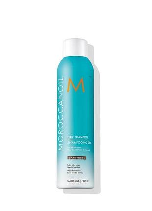 Сухий шампунь moroccanoil dark toner для брюнеток темне волосся 217 мл