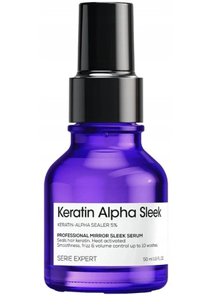 Сироватка для волосся l’oréal keratin alpha sleek розгладжуюча 50 мл