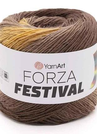 Пряжа forza festival 75% шерсть 25% полиамид 420м 100г 4шт/уп арт.2901 тм yarnart