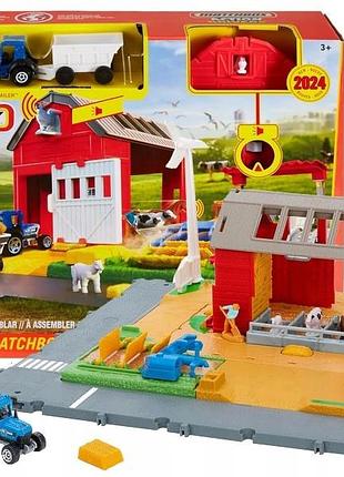 Набір matchbox "справжні пригоди: ферма" з трактором для дітей від 3 років