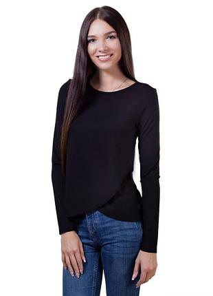Блуза женская черная 3xl