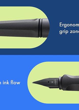Перо lamy f/p 17 чорне f 3