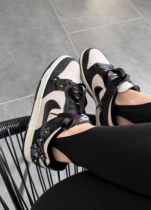 Nike dunk low se "florette" black