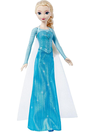 Mattel іграшки з діснея "співаюча лялька ельзи у фірмовому вбранні співає зараз готова" з фільму діснея jdl58