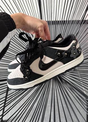 Nike dunk low se "florette" black 4