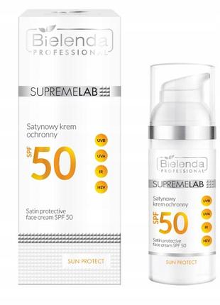Набір з 3 штук крем bielena supremelab сатиновий захисний spf50 50 мл
