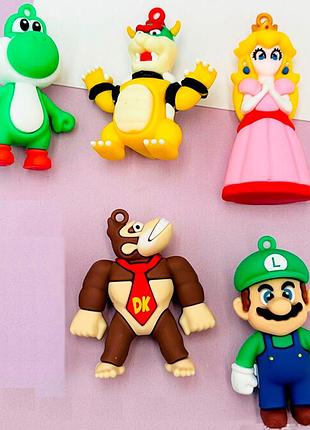 Игрушка фигурки супер марио - 5 персонажей для детей (l_13964)