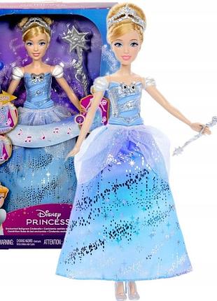 Лялька disney kopciuszek інтерактивна магічна сукня бальна світло звук