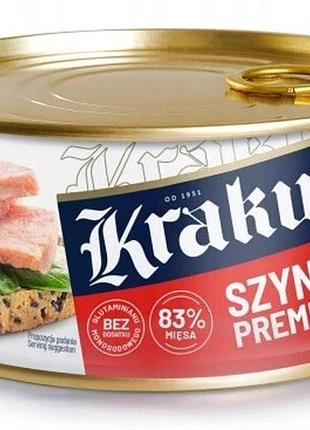 Набір 6 штук 6 штук krakus шинка преміум 300г консерва