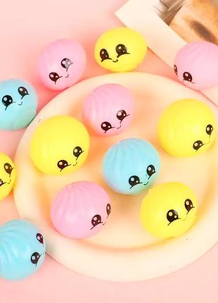 Игрушка мини пельмень сквиш (4 см) антистресс dumpling игрушка сюрприз, 1 шт для детей (l_15975)