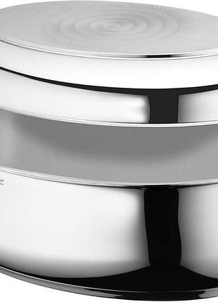 Wmf індукційна форма для запікання 41x28,5x18 см каструля для тушкування 8,5 л з кришкою нержавіюча сталь cromargan для духовки