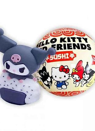Фигурка hello kitty сюрприз в шаре суши-пати, ассорти hk027 тм cool things