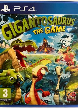 Gigantosaurus the game, б/в, російська версія - диск для playstation 4