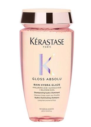 Шампунь kerastase gloss absolu для розгладження пухнастого волосся 250 мл