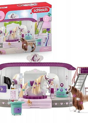 Коні schleich horse club стайня салон краси великий набір +2 коні 42588